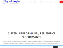 Tablet Screenshot of ilquadrifo.com